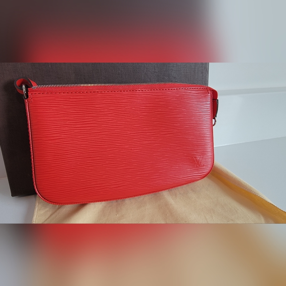 Louis Vuitton Pochette Accessoires Epi Coquette Textured Handbag